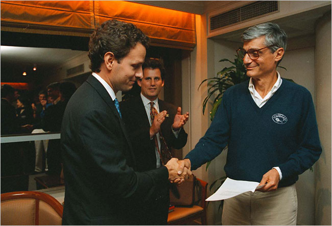 Tim Geithner, Bob Robert Rubin