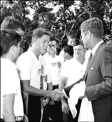 Teenage Bill Clinton Meets Kennedy
