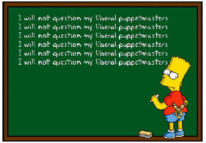 Bart Simpson Liberal