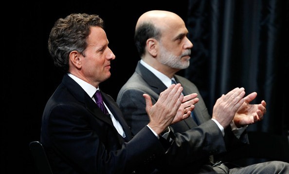 Tim Geithner and Ben Bernanke