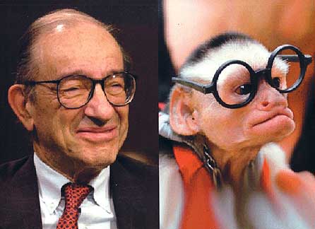 Alan Greenspan Looks Like A Monkey