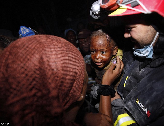 boy in haiti rescued alive earthquake